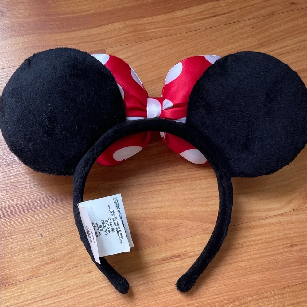Disney Red and white polka dots Mickey Mouse Ears Headband